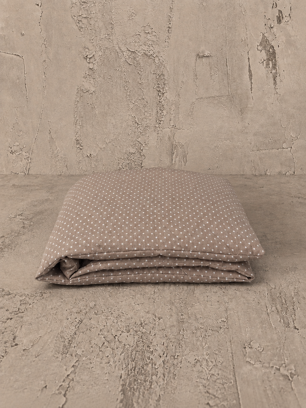 Tarwe pittenzak taupe stip
